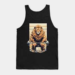 lion at gym Tank Top